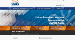 Desktop Screenshot of csmotextile.qc.ca
